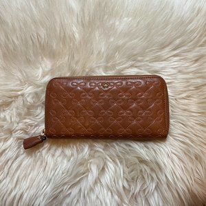 Anya Hindmarch Wilkes Wallet - Brown/Tan Leather